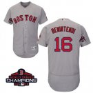 Men/Youth's Andrew Benintendi Red Sox Grey 2018 World Series Champions Jersey