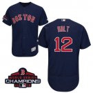 Men/Youth's Brock Holt Red Sox Navy Blue 2018 World Series Champions Jersey