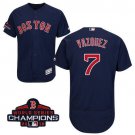 Men/Youth's Christian Vazquez Red Sox Navy Blue 2018 World Series Champions Jersey