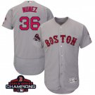 Men/Youth's Eduardo Nunez Red Sox Gray 2018 World Series Champions Jersey
