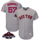 Men/Youth's Eduardo Rodriguez Red Sox Gray 2018 World Series Champions Jersey