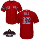 Men/Youth's Red Sox Red #12 Brock Holt 2018 World Series Champions Jersey