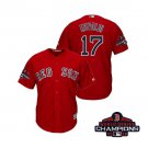 Men/Youth's Red Sox Red #17 Nathan Eovaldi 2018 World Series Champions Jersey