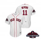 Men/Youth's Red Sox White #11 Rafael Devers 2018 World Series Champions Jersey