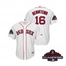 Men/Youth's Red Sox White #16 Andrew Benintendi 2018 World Series Champions Jersey