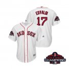 Men/Youth's Red Sox White #17 Nathan Eovaldi 2018 World Series Champions Jersey
