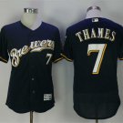 Men/Youth's Milwaukee Brewers #7 Eric Thames Navy Flexbase Jersey