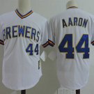 Men/Youth's Milwaukee Brewers #19 Aaron White M&N Throwback Pullover Jersey