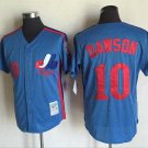 Men/Youth's Montreal Expos #10 Dawson Blue M&N Throwback Jersey
