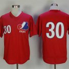 Men/Youth's Montreal Expos #30 Tim Raines M&N Red 1982 BP Jersey