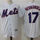 Men/Youth's New York Mets #17 Keith Hernandez White Jersey