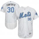 Men/Youth's New York Mets #30 Michael Conforto White Father's Day Flexbase Jersey