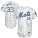 Men/Youth's New York Mets #33 Matt Harvey White Father's Day Flexbase Jersey