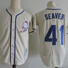 Men/Youth's New York Mets #41 Tom Seaver Cream Cooperstown Jersey