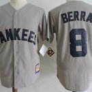 Men/Youth's New York Yankees #8 Yogi Berra Gray Cooperstown Jersey