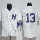 Men/Youth's New York Yankees #13 Alex Rodriguez (No Name) White Flexbase Jersey