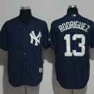 Men/Youth's New York Yankees #13 Alex Rodriguez Navy Blue Jersey