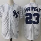 Men/Youth's New York Yankees #23 Don Mattingly White Jersey