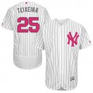 Men/Youth's New York Yankees #25 Mark Teixeira White Mother's Day Flexbase Jersey