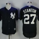 Men/Youth's New York Yankees #27 Giancarlo Stanton Navy Cool Base Jersey