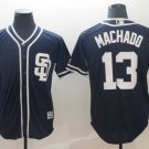 Men/Youth's Padres 13 Manny Machado Navy Cool Base Jersey