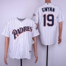 Men/Youth's Padres 19 Tony Gwynn White 1991  Jersey
