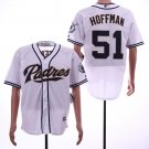 Men/Youth's Padres 51 Trevor Hoffman White Cool Base Jersey