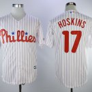 Men/Youth's Phillies 17 Rhys Hoskins White Cool Base Jersey