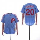 Men/Youth's Phillies 20 Mike Schmidt Light Blue Alternate Cooperstown Jersey