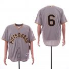 Men/Youth's Pirates 6 Starling Marte Gray Throwback Jersey