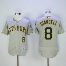Men/Youth's Pirates 8 Willie Stargell Gray Flexbase Jersey