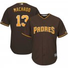 Men/Youth's Pirates 13 Manny Machado Brown Cool Base Jersey