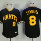 Men/Youth's Pittsburgh Pirates #8 Willie Stargell Black 1979 Throwback Jersey