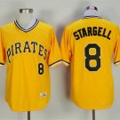 Men/Youth's Pittsburgh Pirates #8 Willie Stargell Yellow 1979 Throwback Jersey