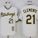 Men/Youth's Pittsburgh Pirates #21 Roberto Clemente White Cooperstown Jersey