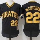 Men/Youth's Pittsburgh Pirates #22 Andrew McCutchen Black M&N Throwback Pullover Jersey