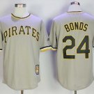 Men/Youth's Pittsburgh Pirates #24 Barry Bonds Gray Cooperstown Cool Base Jersey