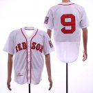 Men/Youth's Red Sox 9 Ted Williams White 1939 Throwback Jersey