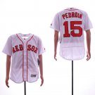 Men/Youth's Red Sox 15 Dustin Pedroia White Flexbase Jersey
