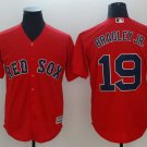 Men/Youth's Red Sox 19 Jackie Bradley Jr. Red Cool Base Jersey