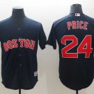 Men/Youth's Red Sox 24 David Price Navy Cool Base Jersey