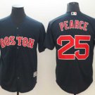 Men/Youth's Red Sox 25 Steve Pearce Navy Cool Base Jersey