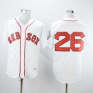 Men/Youth's Red Sox 26 Wade Boggs White Cool Base Jersey