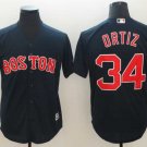 Men/Youth's Red Sox 34 David Ortiz Navy Cool Base Jersey