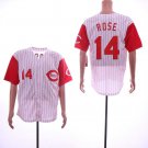 Men/Youth's Reds 14 Pete Rose White Throwback Jersey