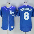 Men/Youth's Royals 8 Mike Moustakas Royal Flexbase Jersey