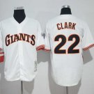 Men/Youth's San Francisco Giants #22 Will Clark White M&N Throwback Jersey