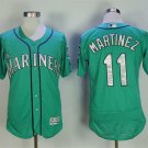 Men/Youth's Seattle Mariners #11 Edgar Martinez Green Flexbase Jersey
