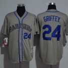Men/Youth's Seattle Mariners #24 Ken Griffey Jr. Gray Jersey