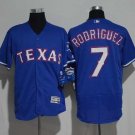 Men/Youth's Texas Rangers #7 Ivan Rodriguez Blue Flexbase Jersey